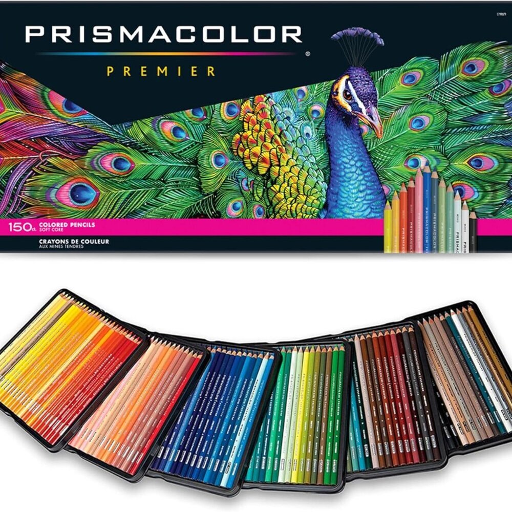 Premier Colored Pencils, Soft Core, 150 Count - Ultra-Smooth, Durable, Vibrant C